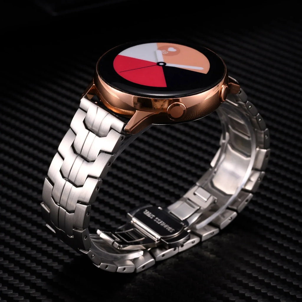 Stainless steel watch strap for Samsung Galaxy Watch in multiple colour options