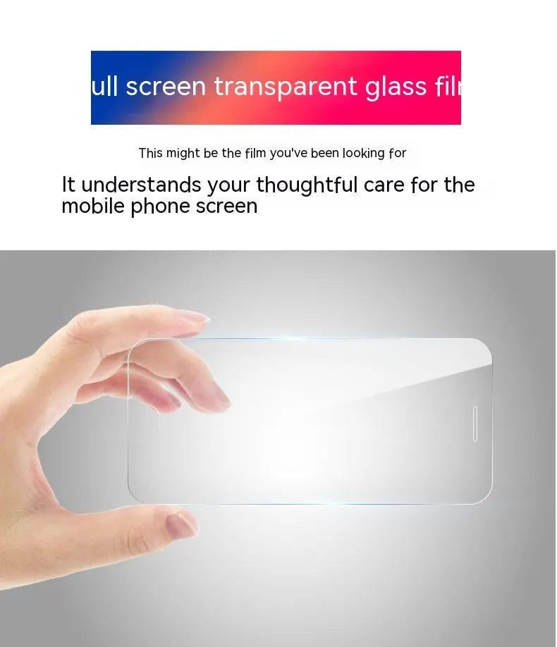 HD tempered glass screen protector for Samsung mobile phones with full screen coverage