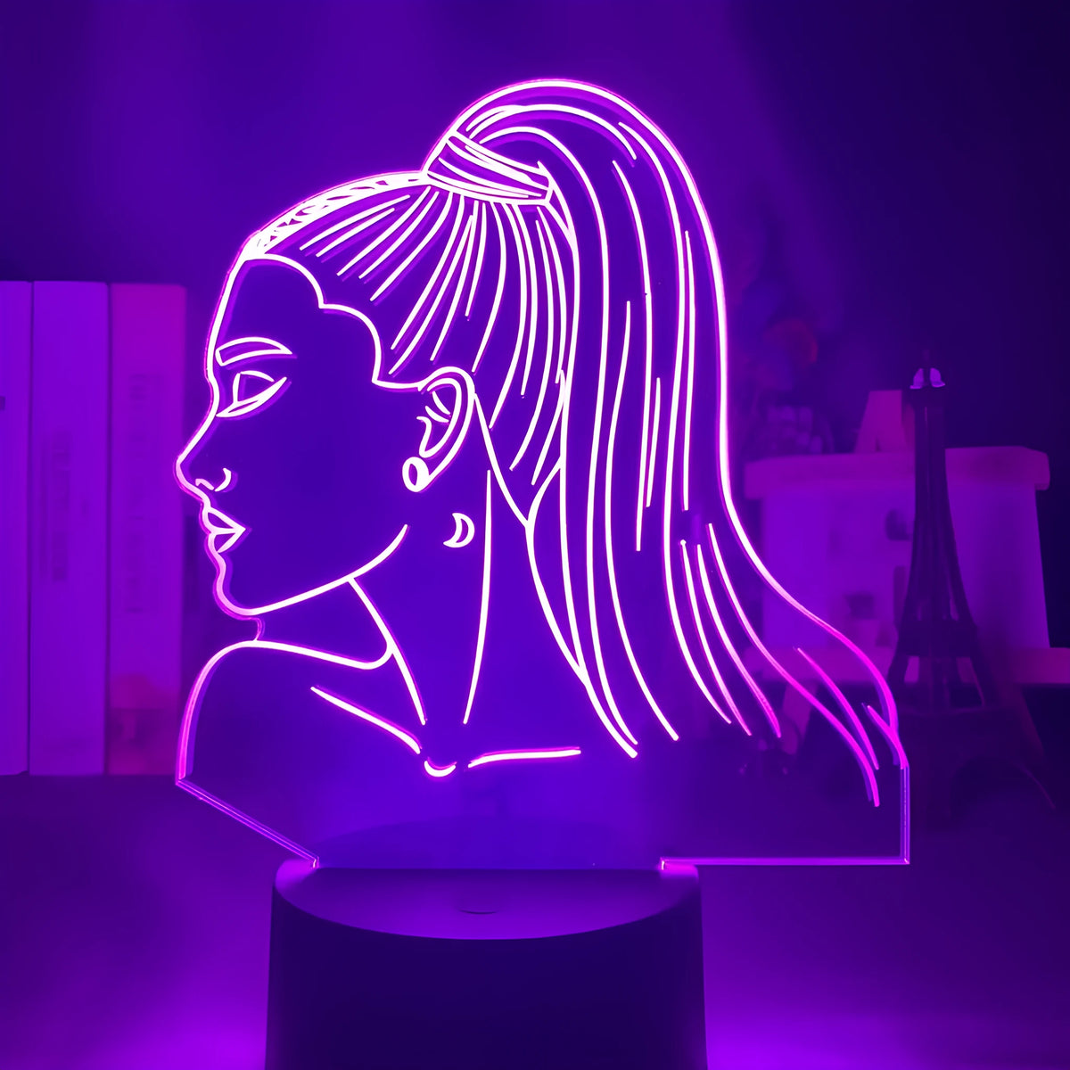 Acrylic 3D night light with European styling and LED illumination