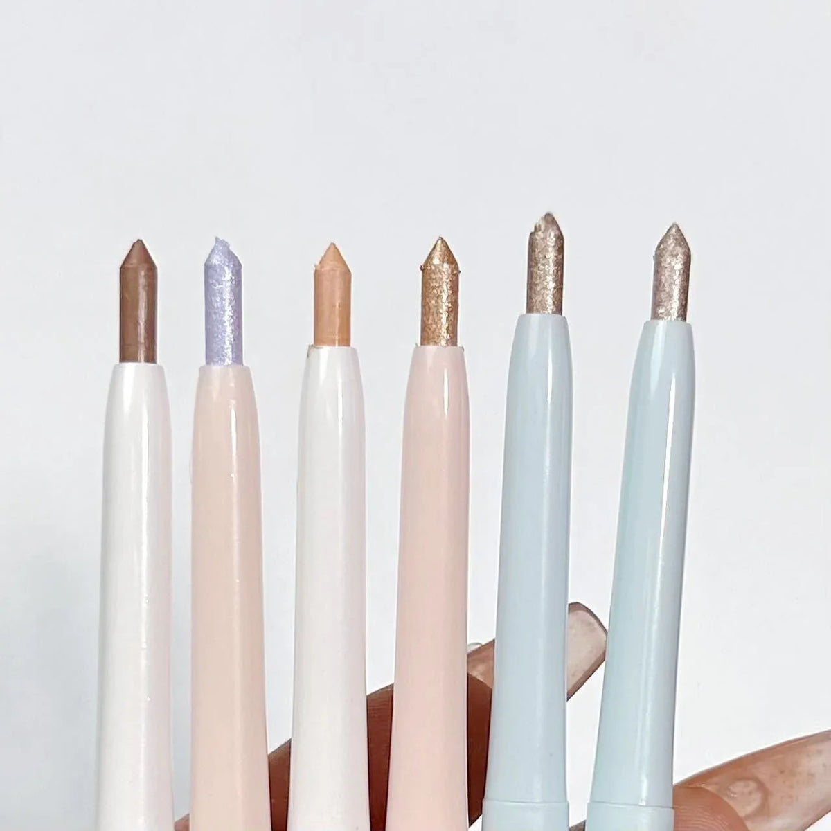 2-in-1 waterproof brightening eyeliner pen in multiple colour options for eye makeup