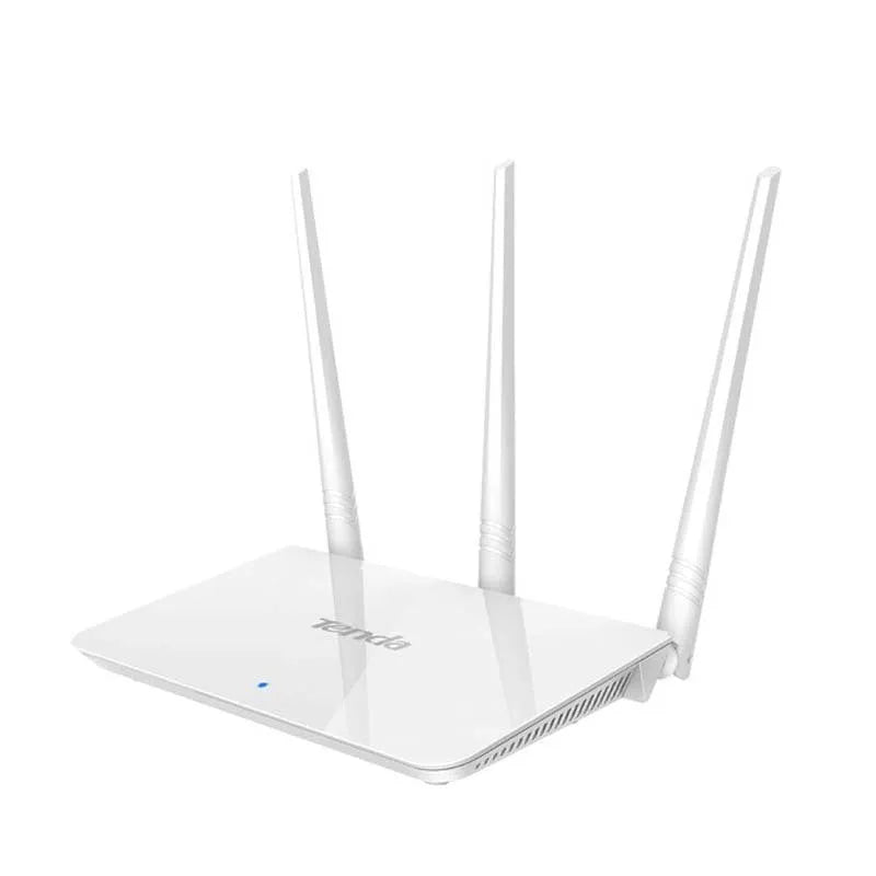 White wireless router with dual-band 2.4G and 5G support for broadband connectivity