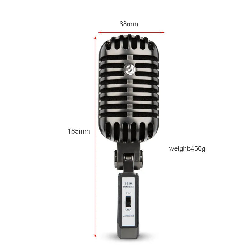 Professional wireless condenser microphone in colour FG2 for K Song and live recording.