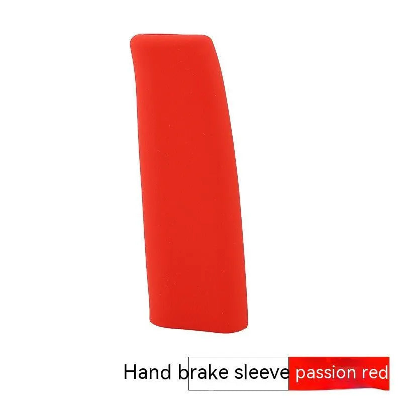 Silicone handbrake sleeve for manual and automatic vehicles in five colour options