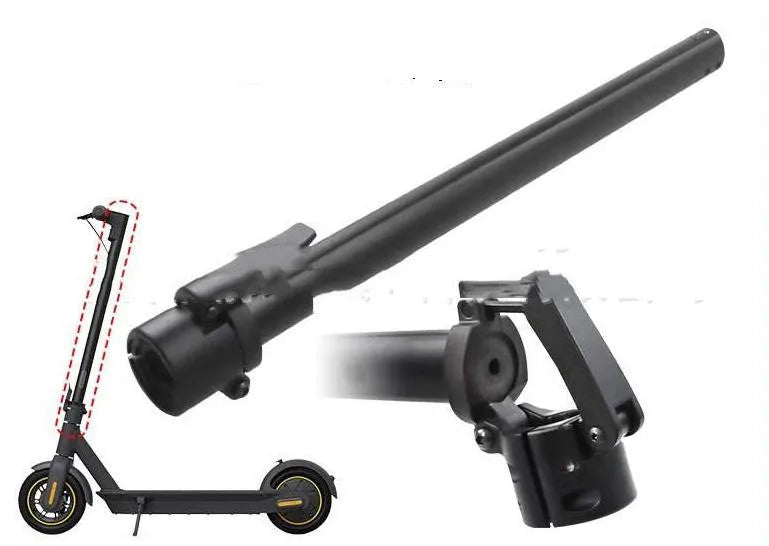 Black folding upright pole accessory for No. 9 electric scooter