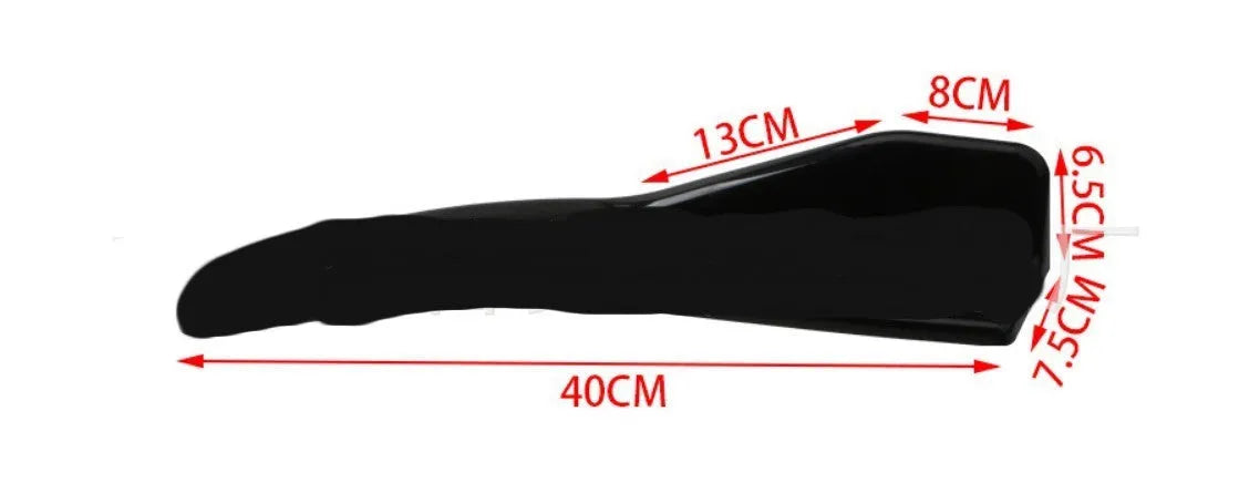 440mm ABS car deflector lights for General Motors vehicles in bright black or carbon fibre