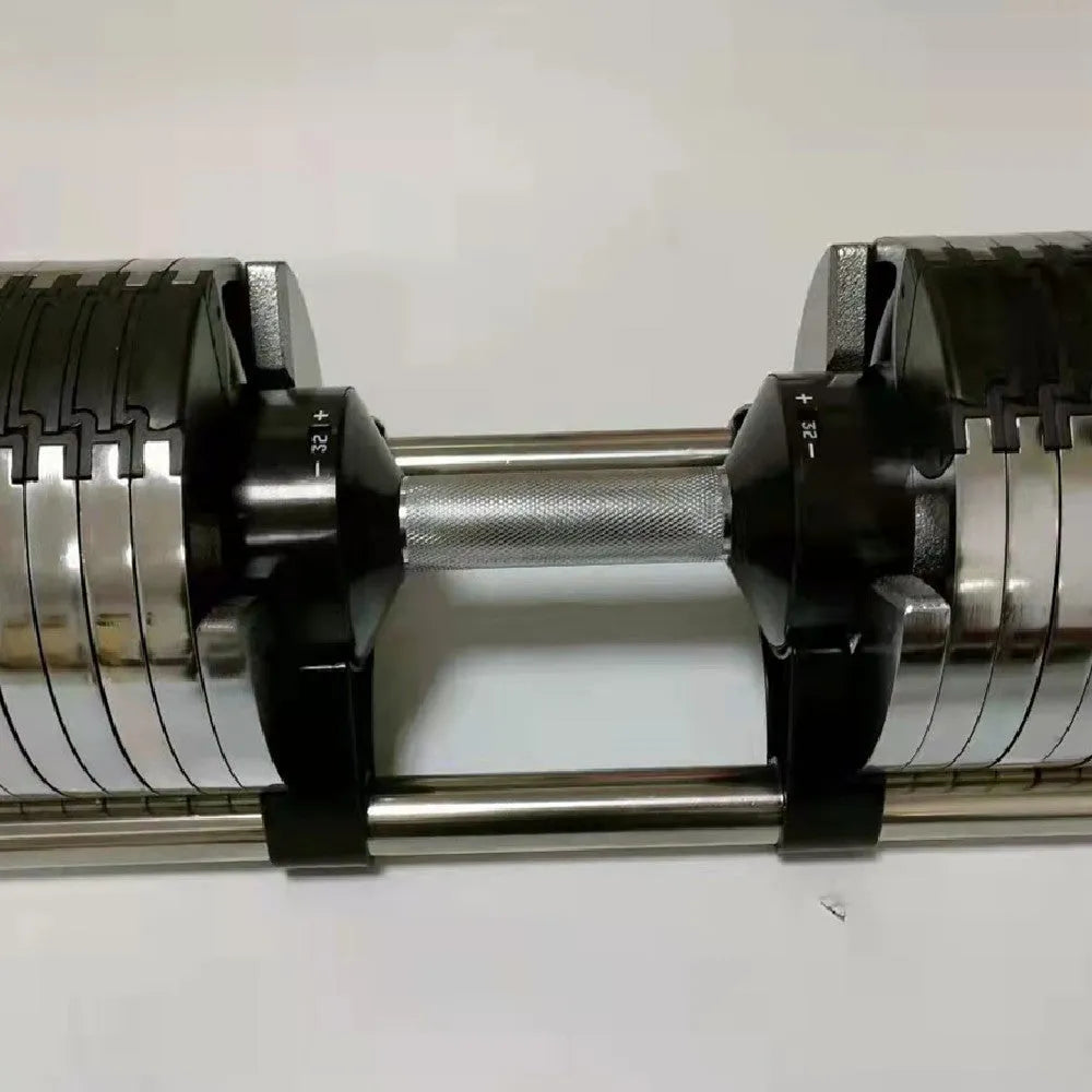 Electroplated cast iron dumbbell 20KG 32KG or 36KG, single piece, 40x18cm fitness equipment