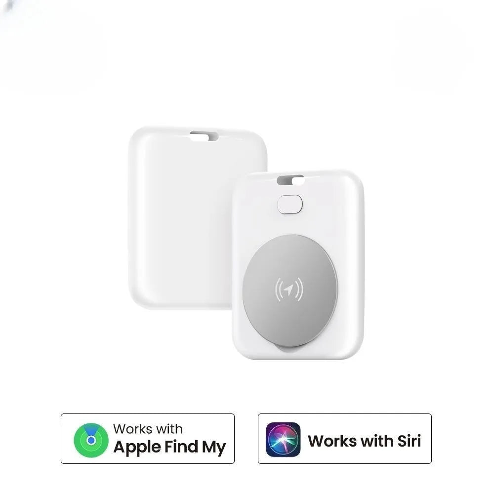 White ABS plastic pet tracking device for Apple iOS with portable design