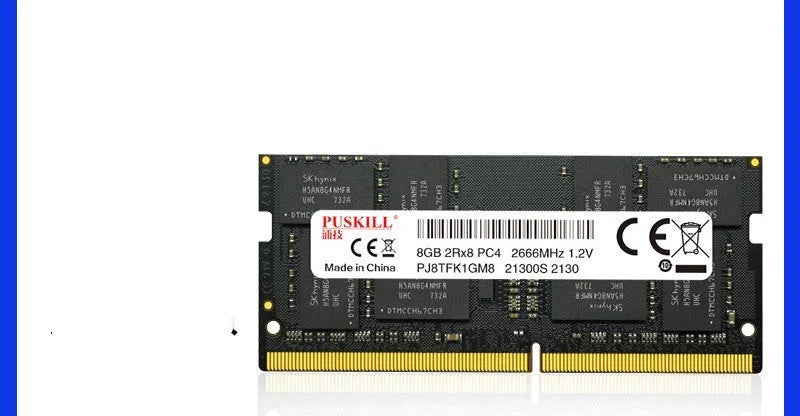 DDR4 notebook memory bar with 260-pin connector for laptop RAM upgrades