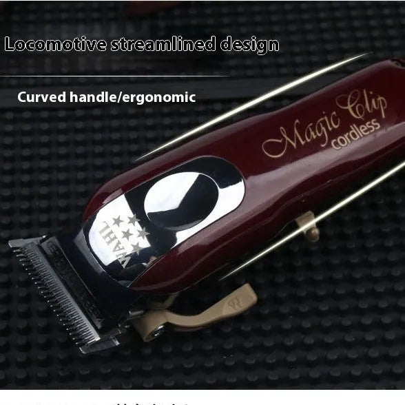 Hair clipper with charging stand and stainless steel blades