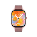 Multi-sport smart watch with custom dial, 12mm alloy case, in rose gold, black, silver or gold, supplied in a gift box