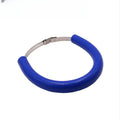 Universal motorcycle exhaust pipe anti-drop gasket ring in black, blue, and orange colour options
