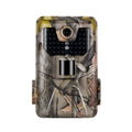 Camouflage outdoor Bluetooth hunting camera with infrared LEDs and compact design