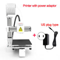 White EasyThreed K10 3D printer with 175mm print area for TPU and PLA filament