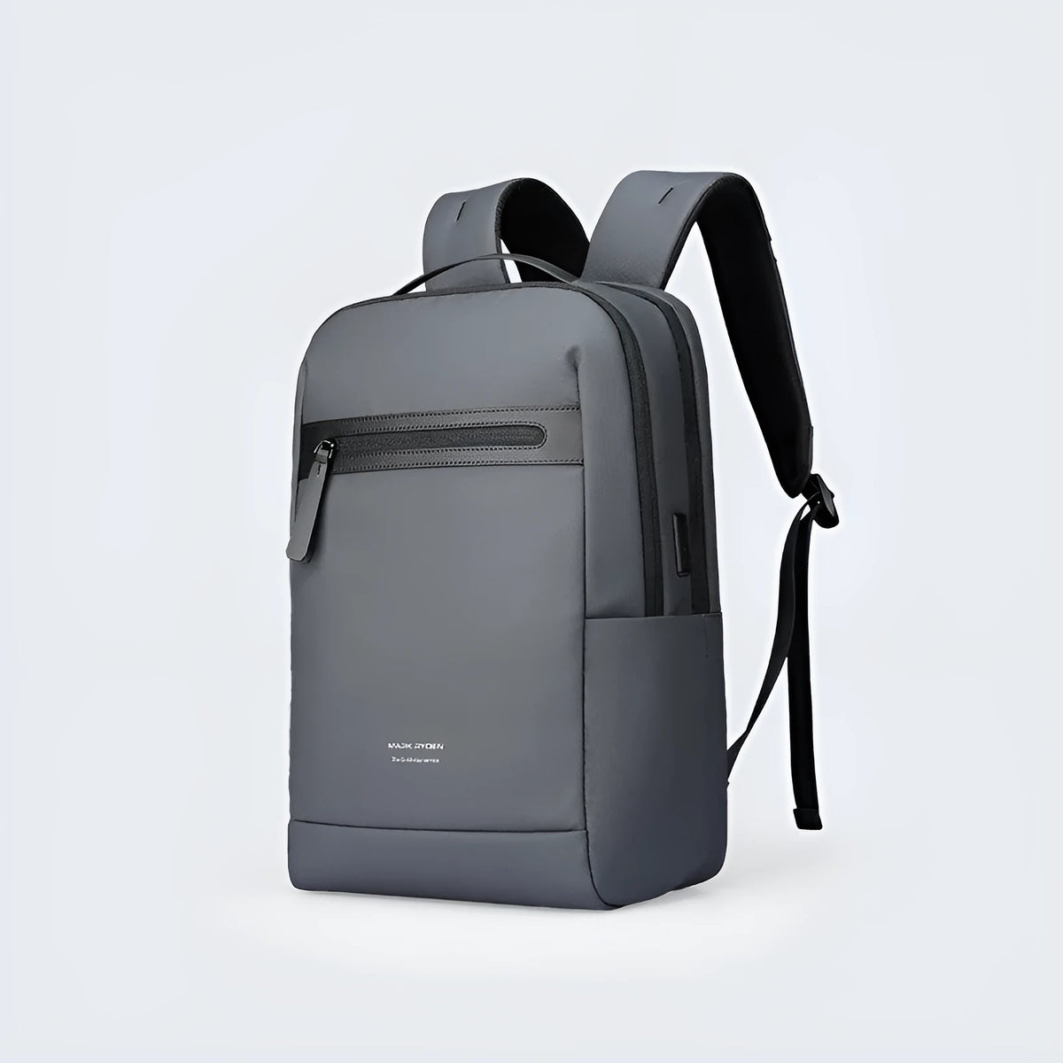Graphite grey business backpack with USB charging port and 20L capacity