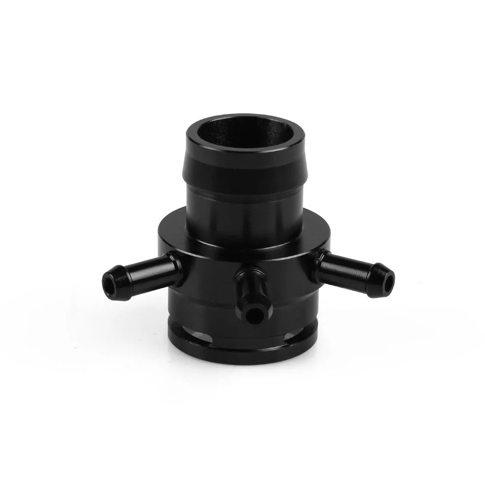 Black vacuum adapter tee for second generation engine vacuum systems with T-piece connector design