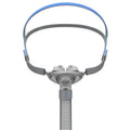 Ventilator nasal pillow mask accessory set with silicone nose pad and headband.
