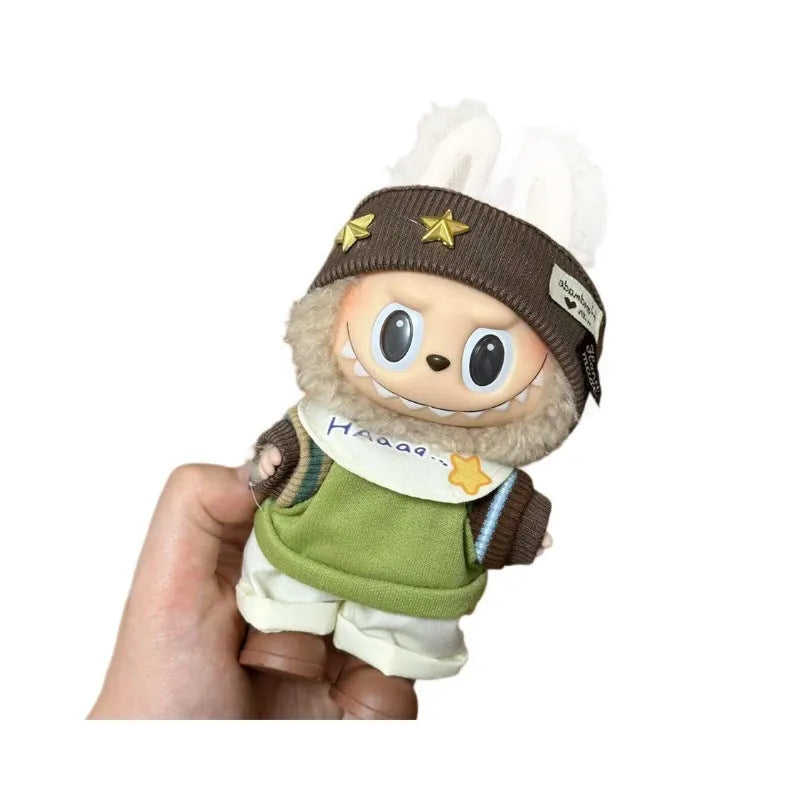 Plastic doll clothes for 17cm vinyl figurines in LBB series styles