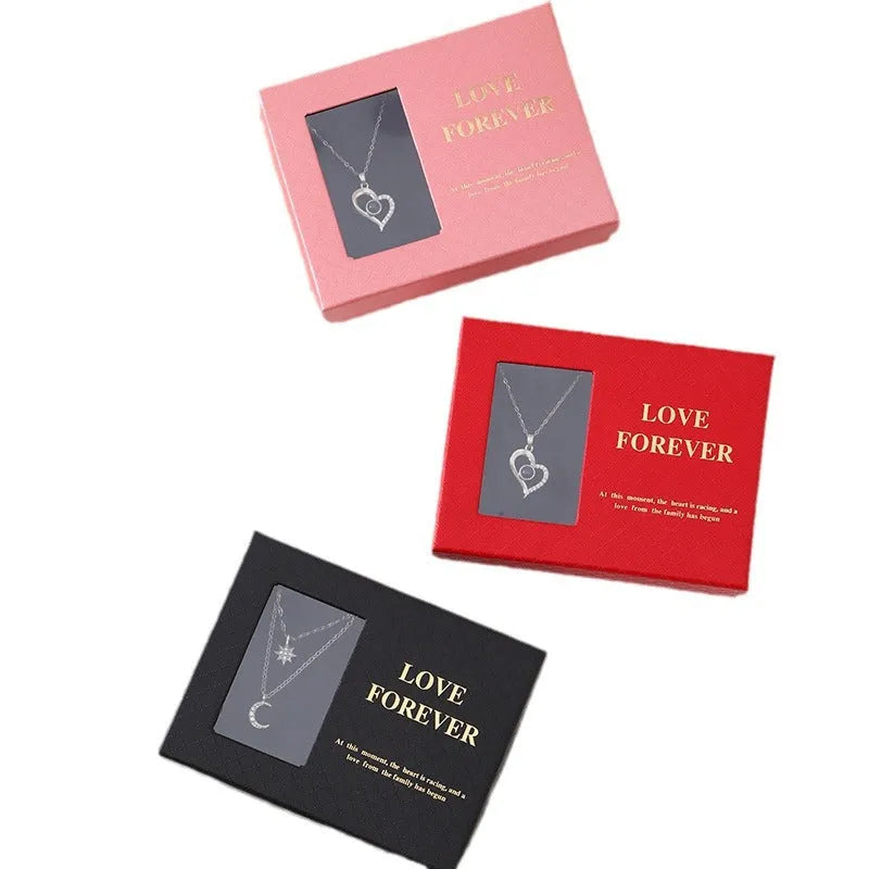 Korean style red soap flower gift set with six roses in a box and handbag
