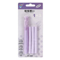 Push type traceless automatic eraser in blue, green, pink and purple colours measuring 12x8 cm