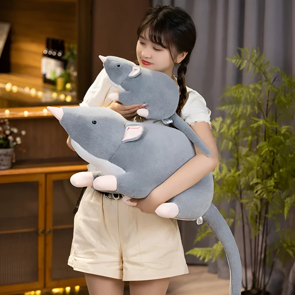 Cartoon little mouse plush toy doll available in 32cm, 50cm, and 100cm sizes
