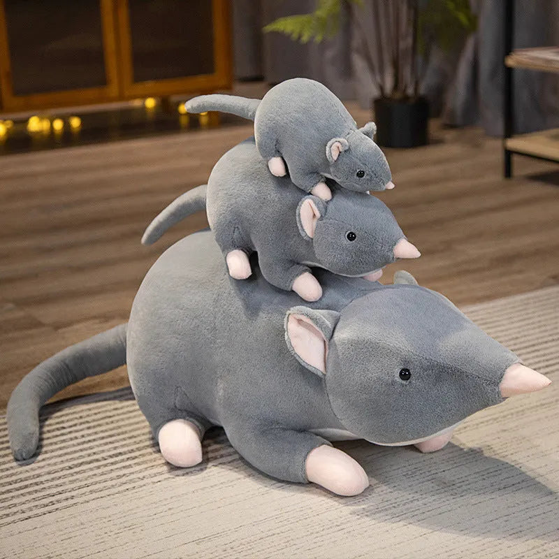 Cartoon little mouse plush toy doll available in 32cm, 50cm, and 100cm sizes