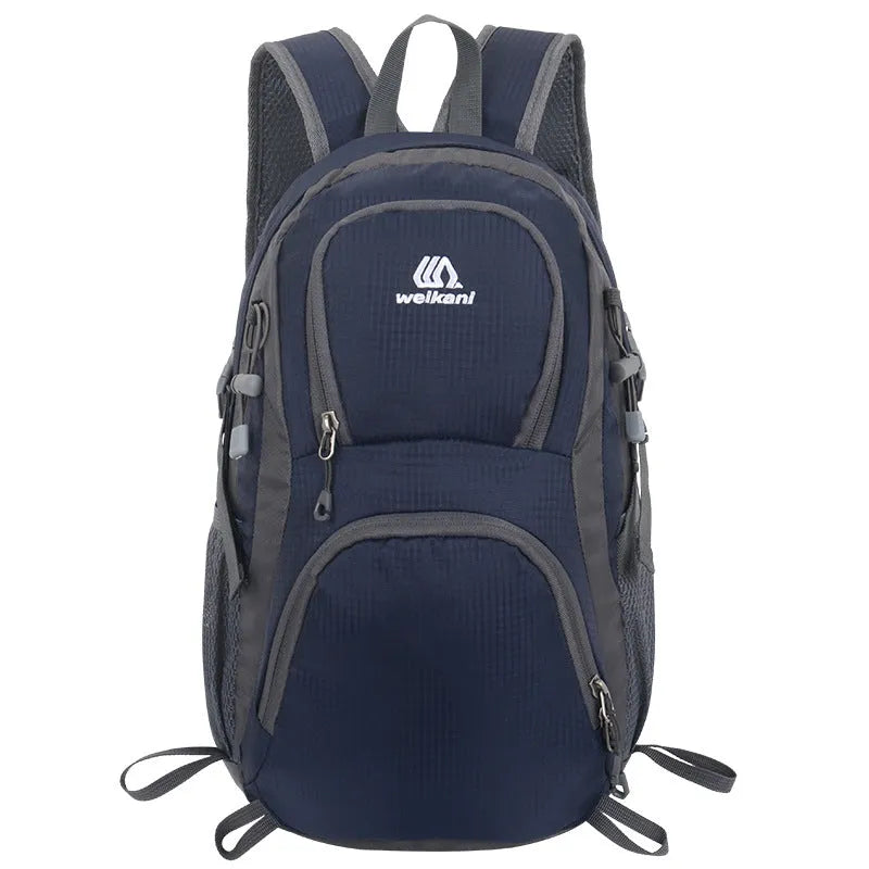 20L hiking backpack in Oxford cloth with an air pillow belt, shown in a choice of colours.