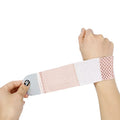 High elastic breathability athletic wristguard for wrist support shown in black, grey, and pink colour options.
