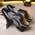Men's houndstooth plaid casual shoes with canvas upper, rubber sole, and square toe in multiple colours.