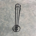 Wrought iron coffee capsule storage rack holding 20 pods with modern simple design