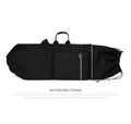 Waterproof nylon skateboard backpack with 20-35L capacity for longboards and fishing rods
