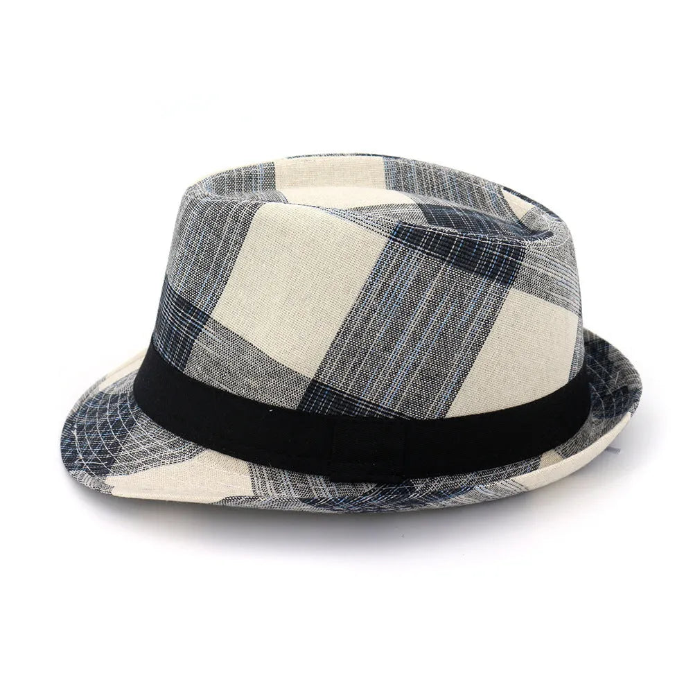 Black or blue bell crown sun hat with wide brim for outdoor sun protection