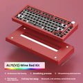 Heiji Snake aluminium mechanical keyboard kit showing components for custom assembly