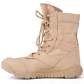 Yulong summer tactical desert combat boots in black or sand colour for outdoor climbing and hiking