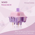 MMD Princess linear mechanical keyboard switch body component for DIY customisation