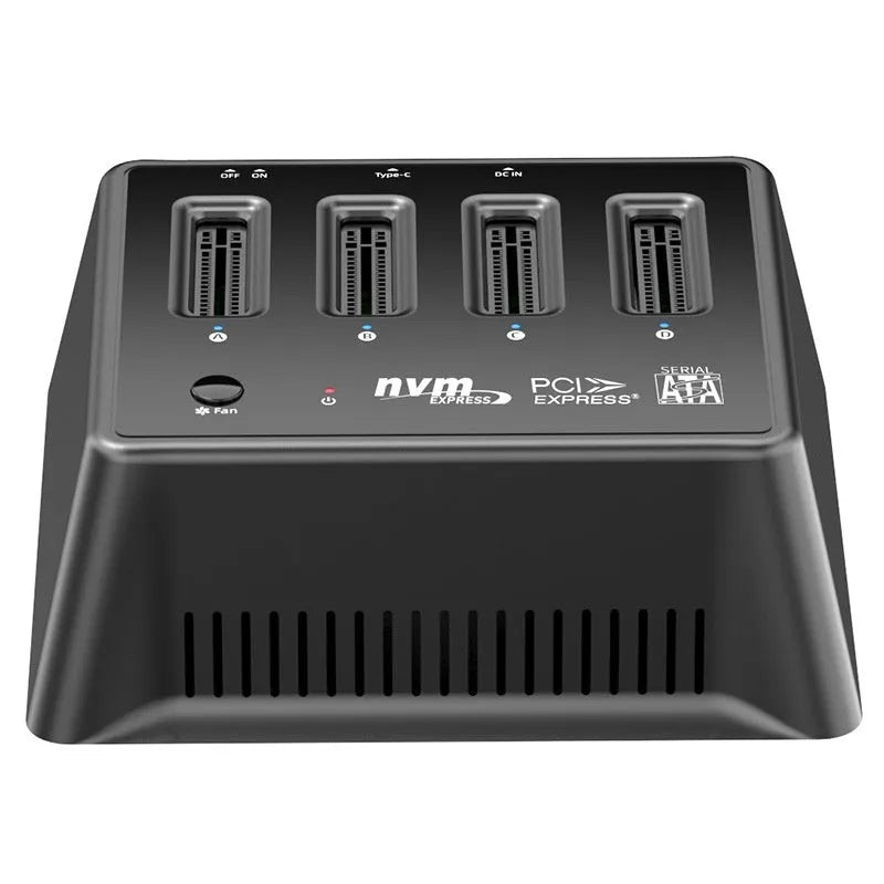 Aluminium M2 SSD cooling base chassis in K30174P2 colour, dimensions 90mm by 78mm by 34mm.