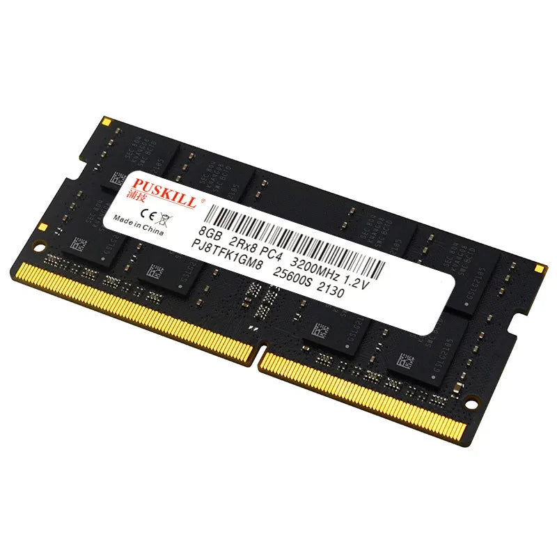 DDR4 notebook memory bar with 260-pin connector for laptop RAM upgrades