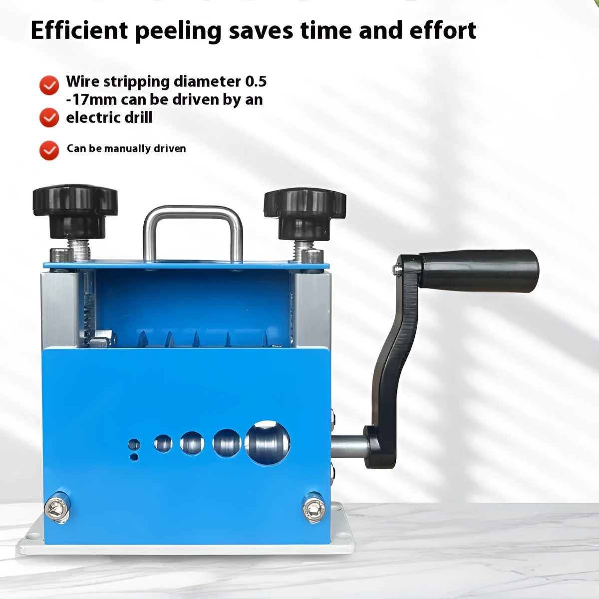 SD-017 manual wire stripping machine for cables up to 17mm diameter.