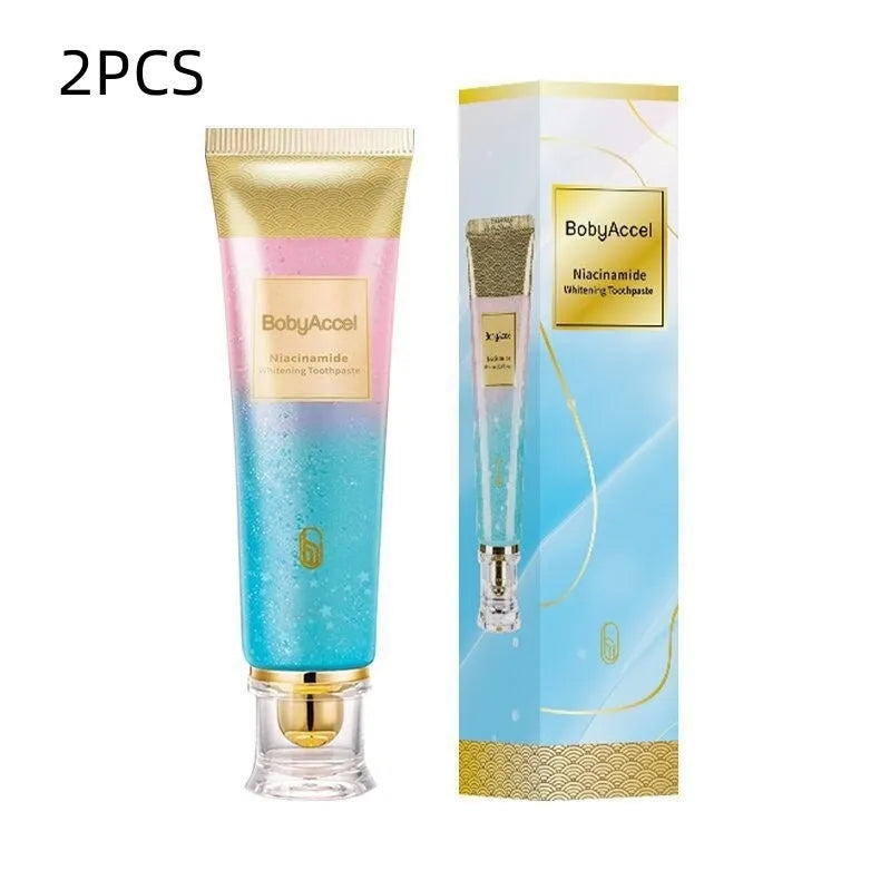 100g tube of nicotinamide whitening toothpaste for adult teeth cleaning and brightening