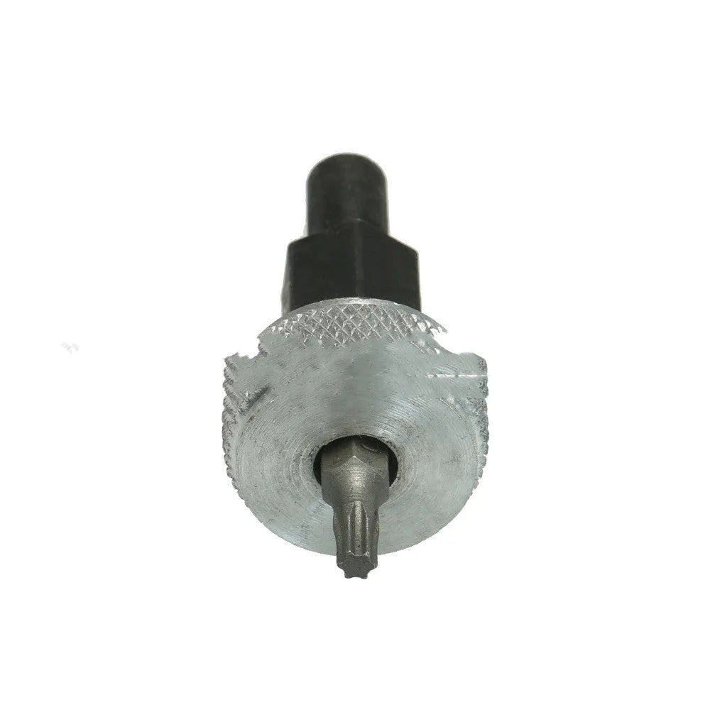 Carbon steel ignition module clamping wrench with aluminium knurled knobs for automotive distributor service.
