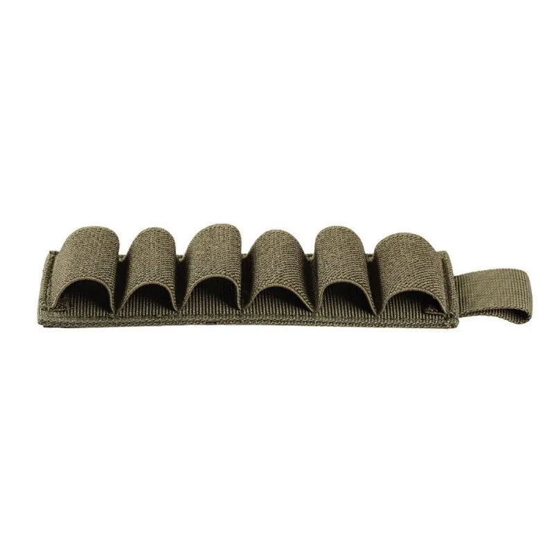 Tactical 6-hole nylon organiser bag in army colour with slots for tools