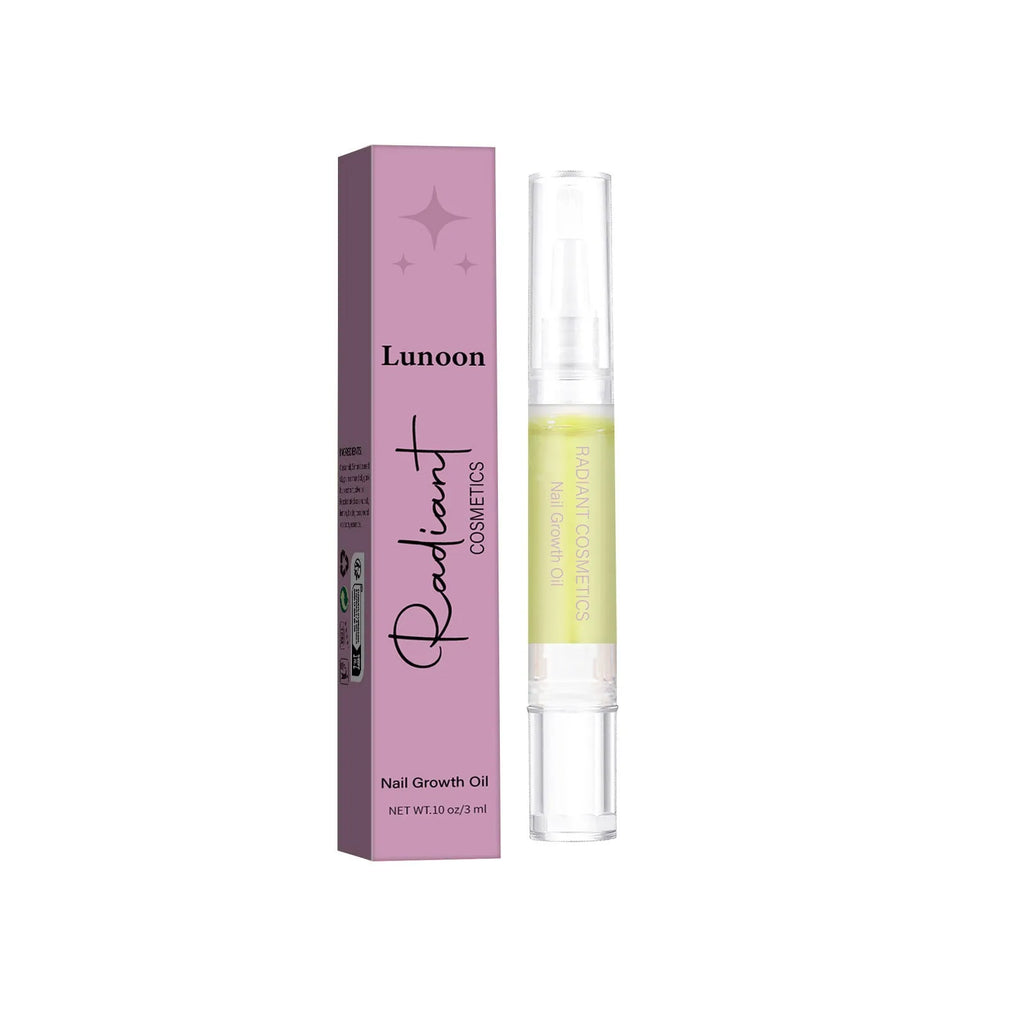 3ml bottle of clear nail growth treatment oil for cuticle care.