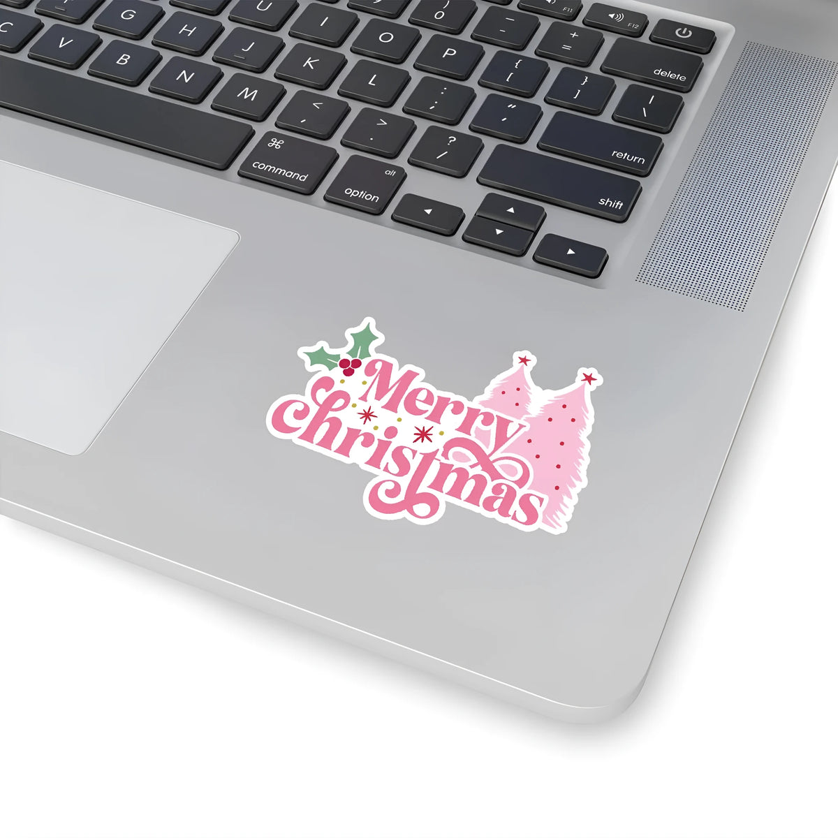 50-pack of cute Christmas themed waterproof stickers for cars and electronics
