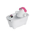 White USB air humidifier and scent diffuser with large water tank on a desk.