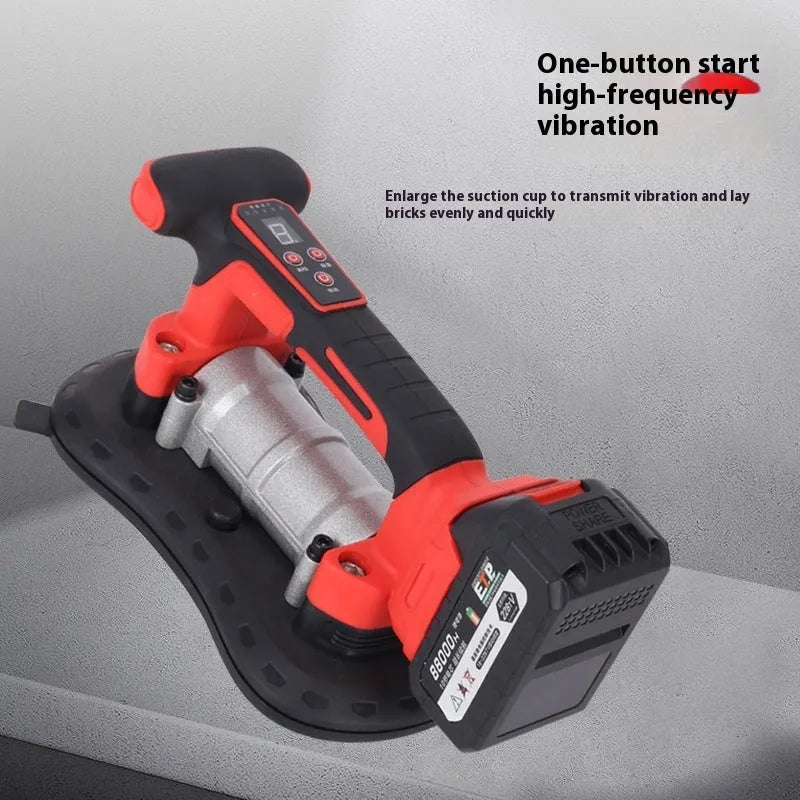 21V electric tile laying machine with automatic paste application for ceramic and stone tiles