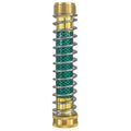 Brass garden water pipe connector with stretching spring mechanism measuring 15cm length