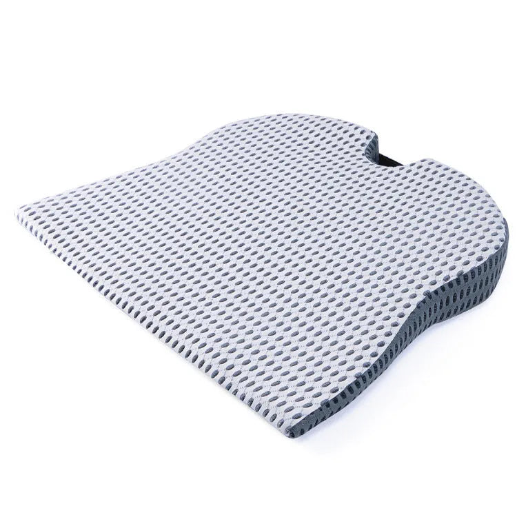 Memory foam seat cushion with fix strap in solid colour options