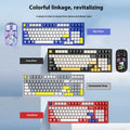 K98 mechanical keyboard with backlight in choice of colours including black orange and sky blue versions