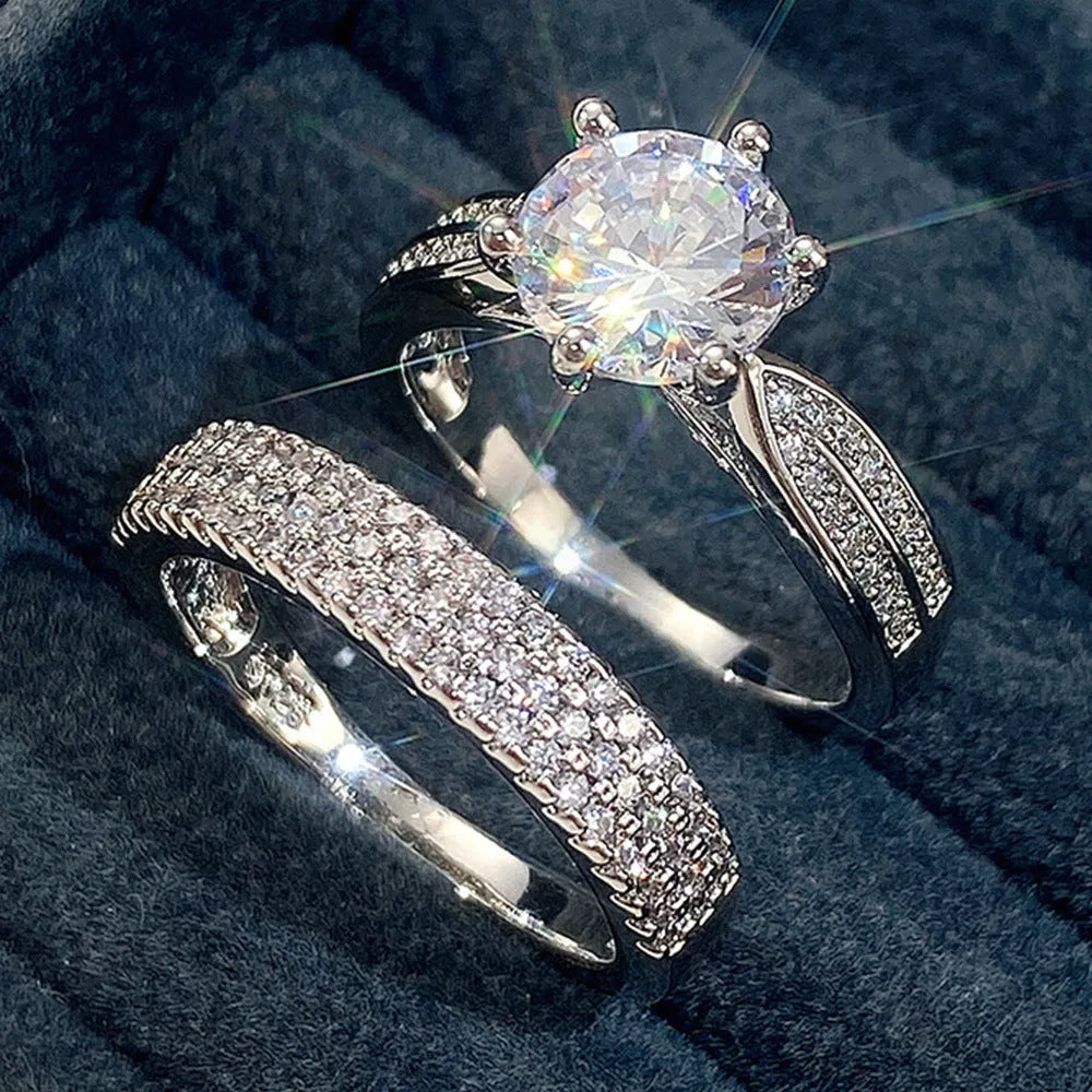 Geometric alloy wedding ring bracelet in white gold colour showing round design elements