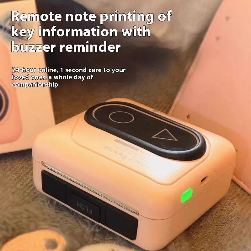 Compact Bluetooth thermal printer for mobile phone printing in choice of four colours