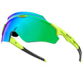 Frameless athletic windproof goggles with integrated colourful lens for sports use